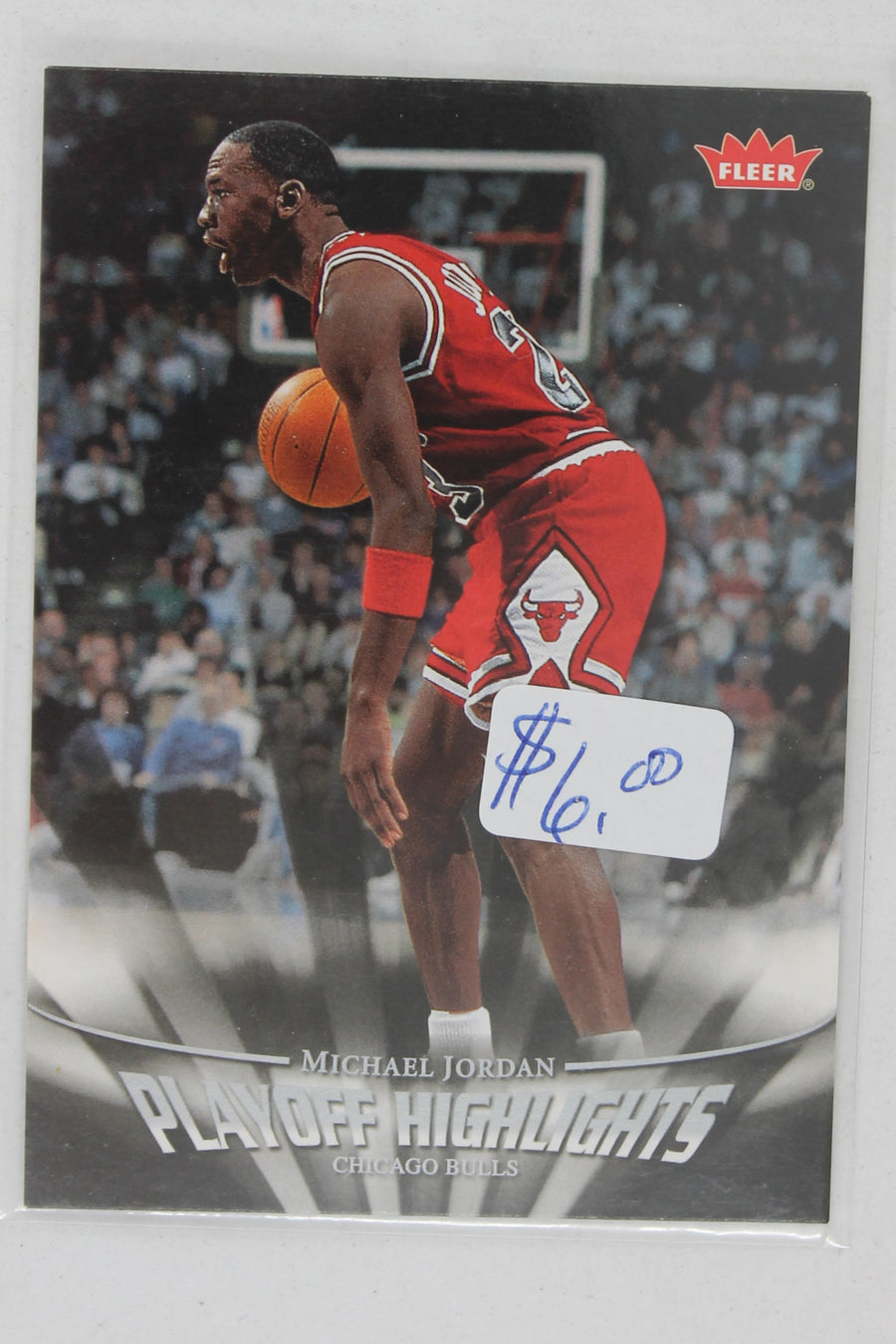 Michael Jordan 2007-08 Fleer Michael Jordan - Box Set Playoff Highlights #PH25