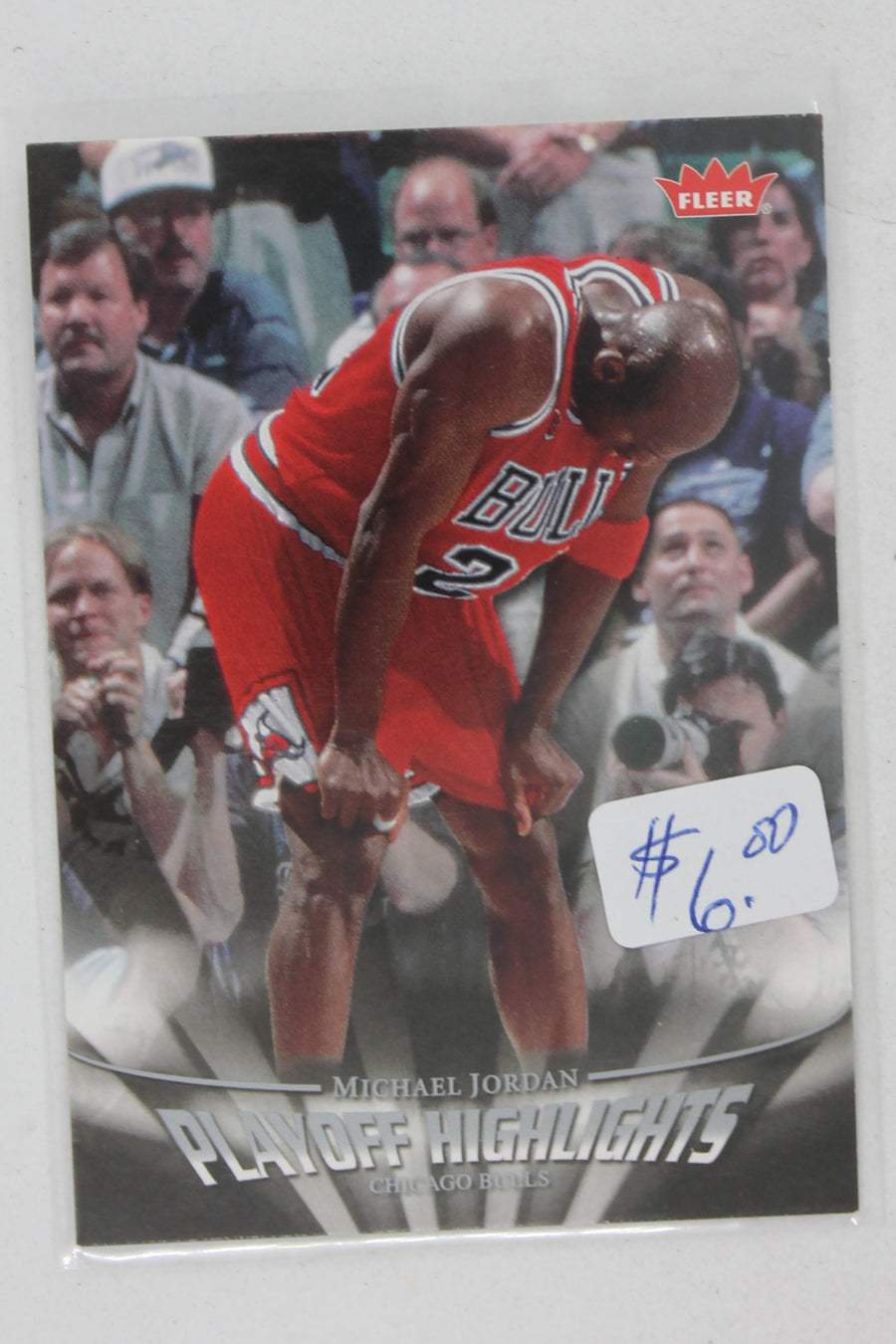 Michael Jordan 2007-08 Fleer Michael Jordan - Box Set Playoff Highlights #PH18