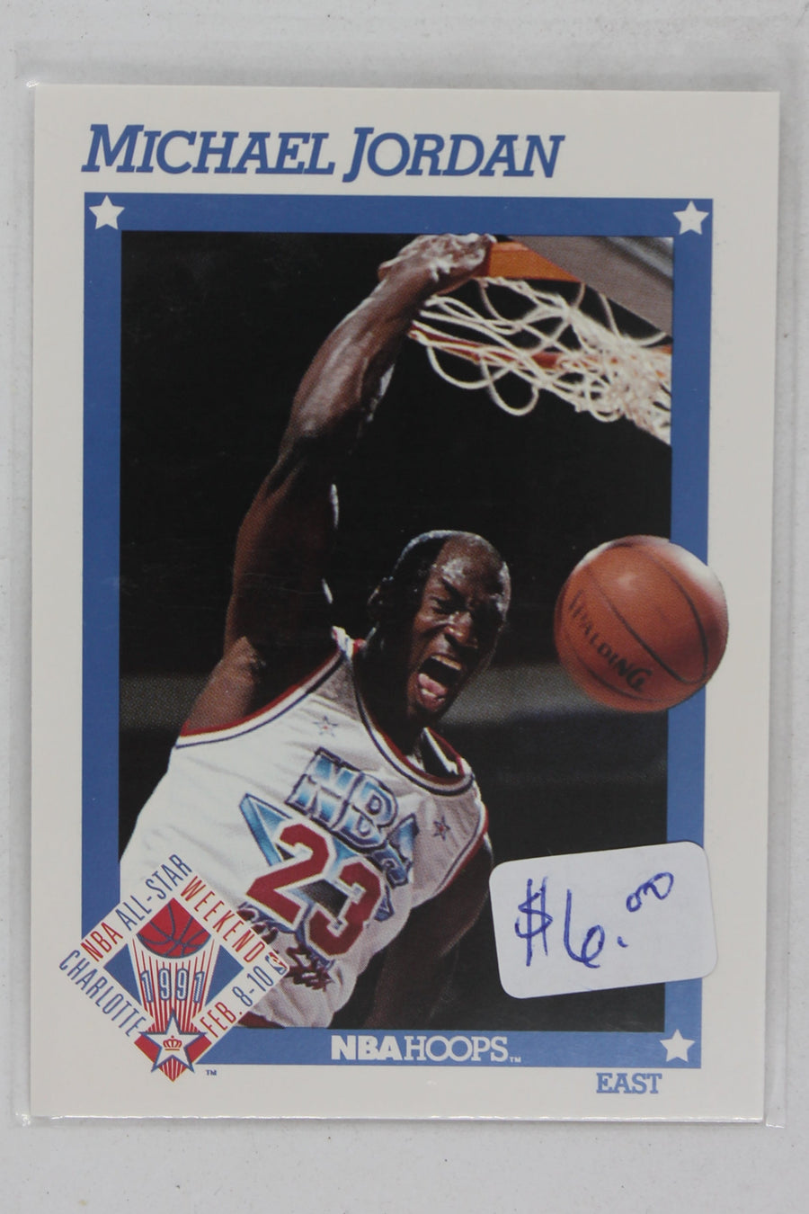 Michael Jordan 1991-92 NBA Hoops - [Base] #253