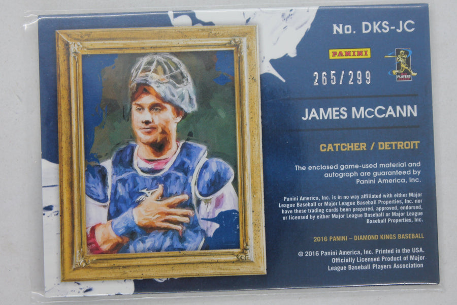 James McCann 2016 Panini Diamond Kings - Signatures - #DKS-JC #265/299