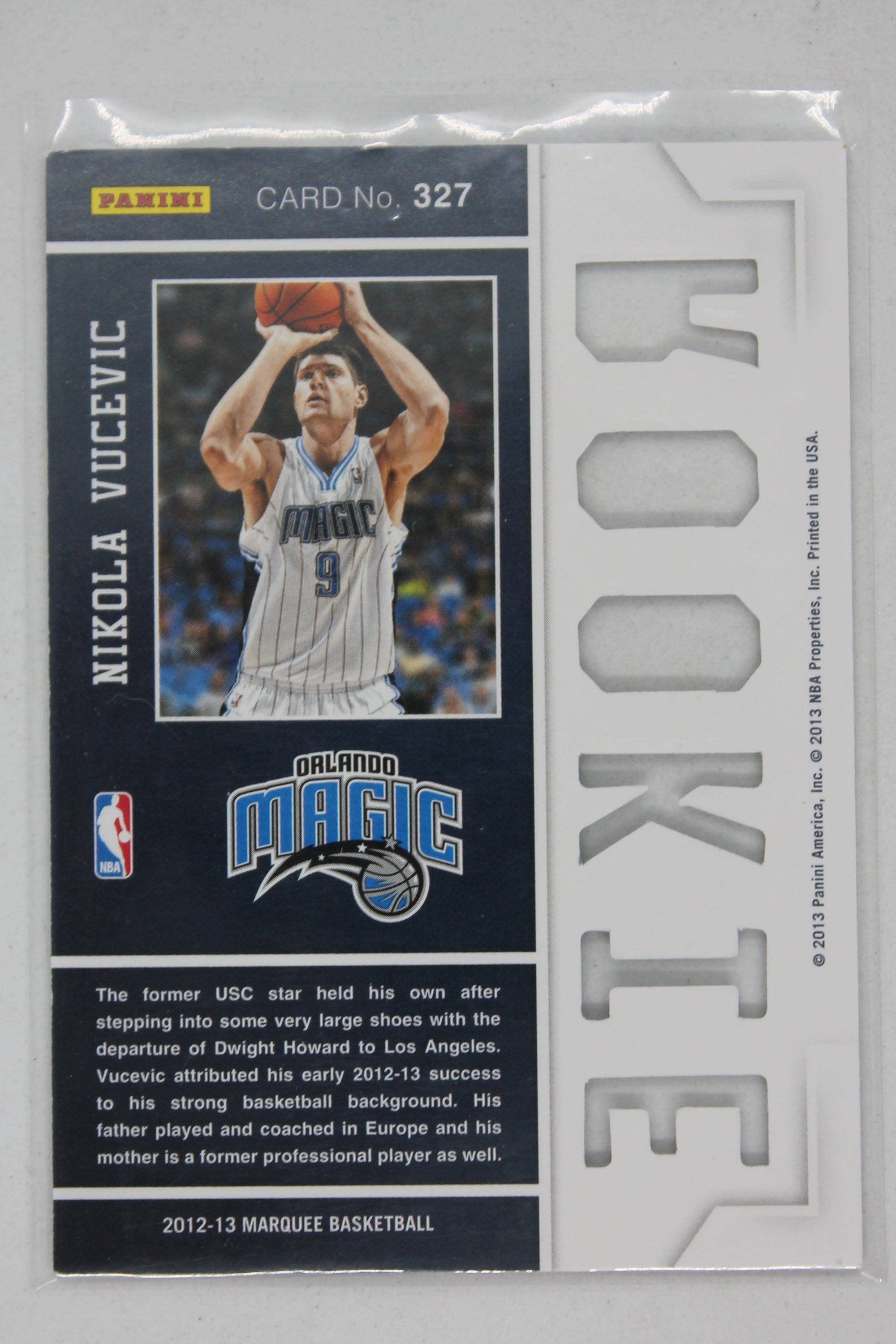 Nikola Vucevic 2012-13 Panini Marquee - [Base] #327 - Rookie Card