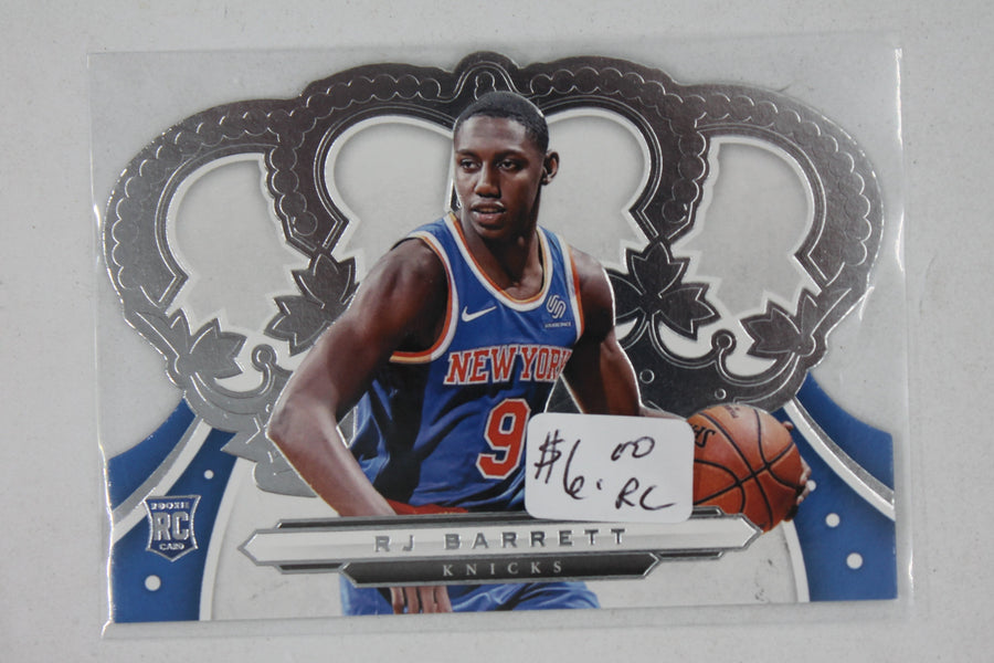 RJ Barrett 2019-20 Panini Crown Royale - [Base] #39 Rookie Card