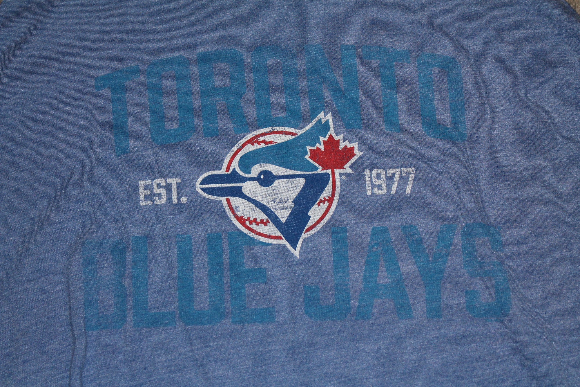 MLB Toronto Blue Jays Men's EST. 1977 3/4 Sleeve Tee