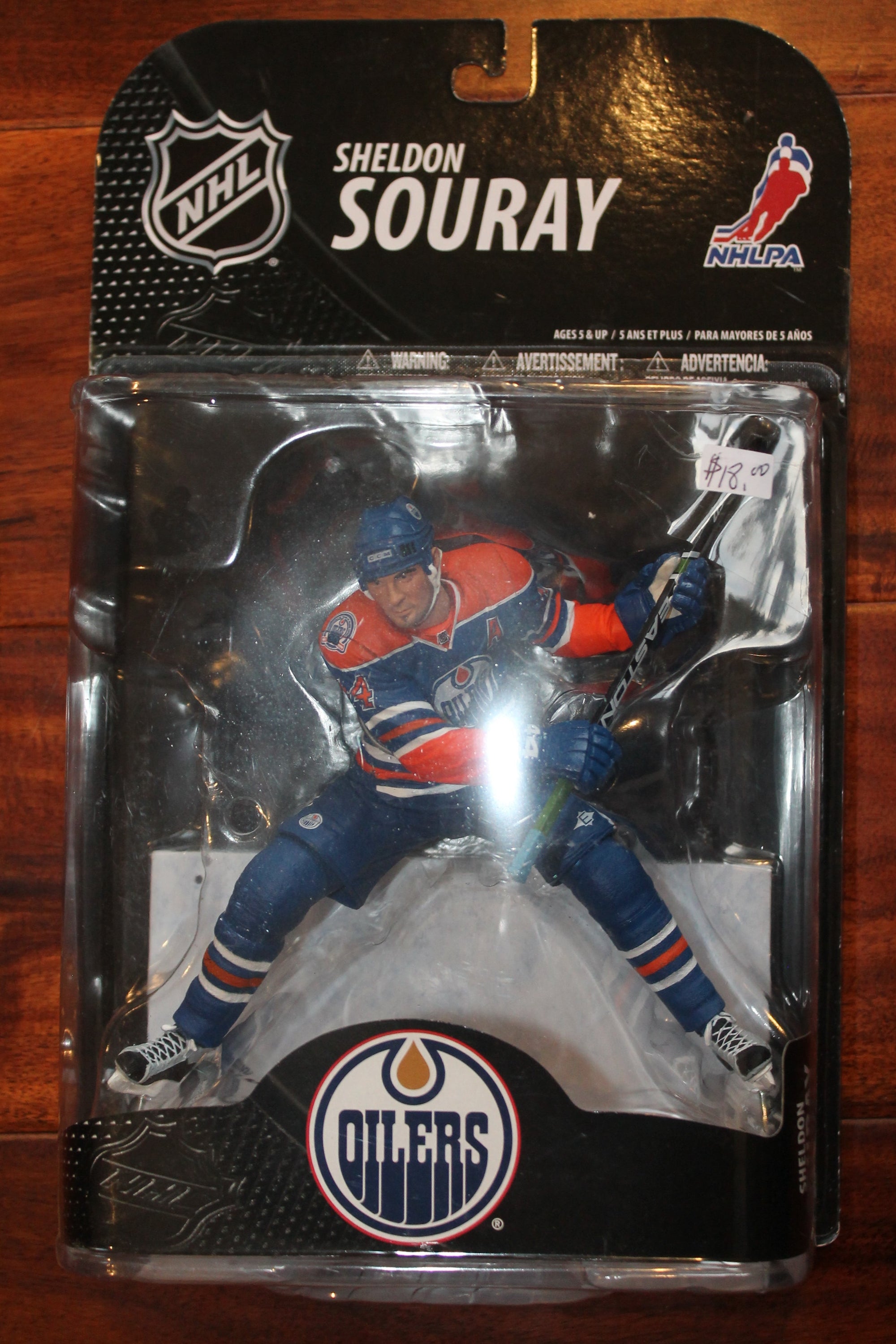 Sheldon Souray McFarlane Sports Picks 2009 Wave 1 - Edmonton Oilers