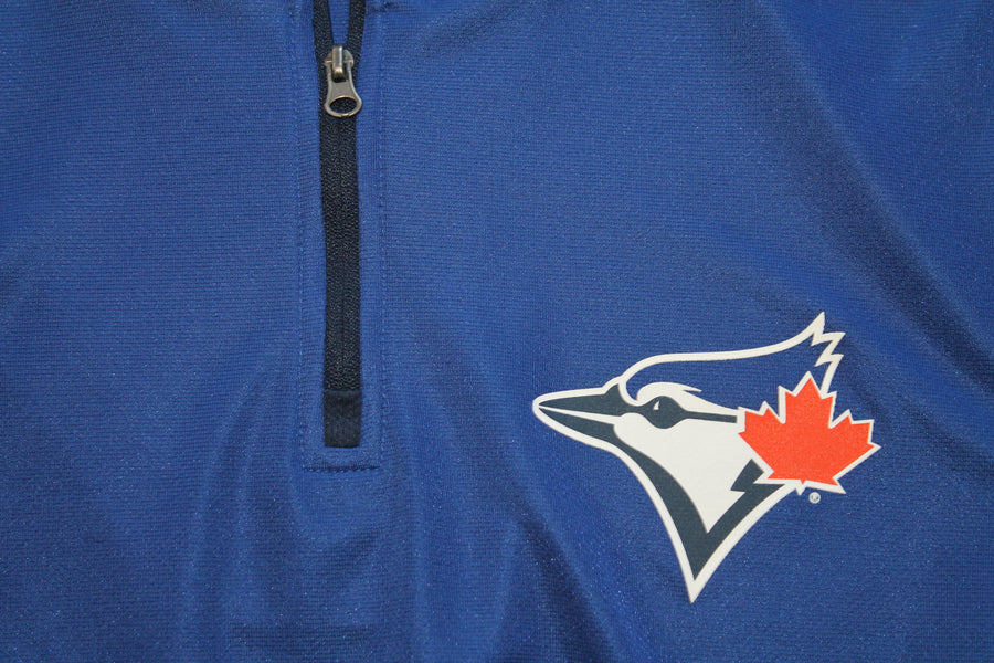 MLB Toronto Blue Jays Men's Long Sleeve 1/4 Zip - Majestic - CoolBase