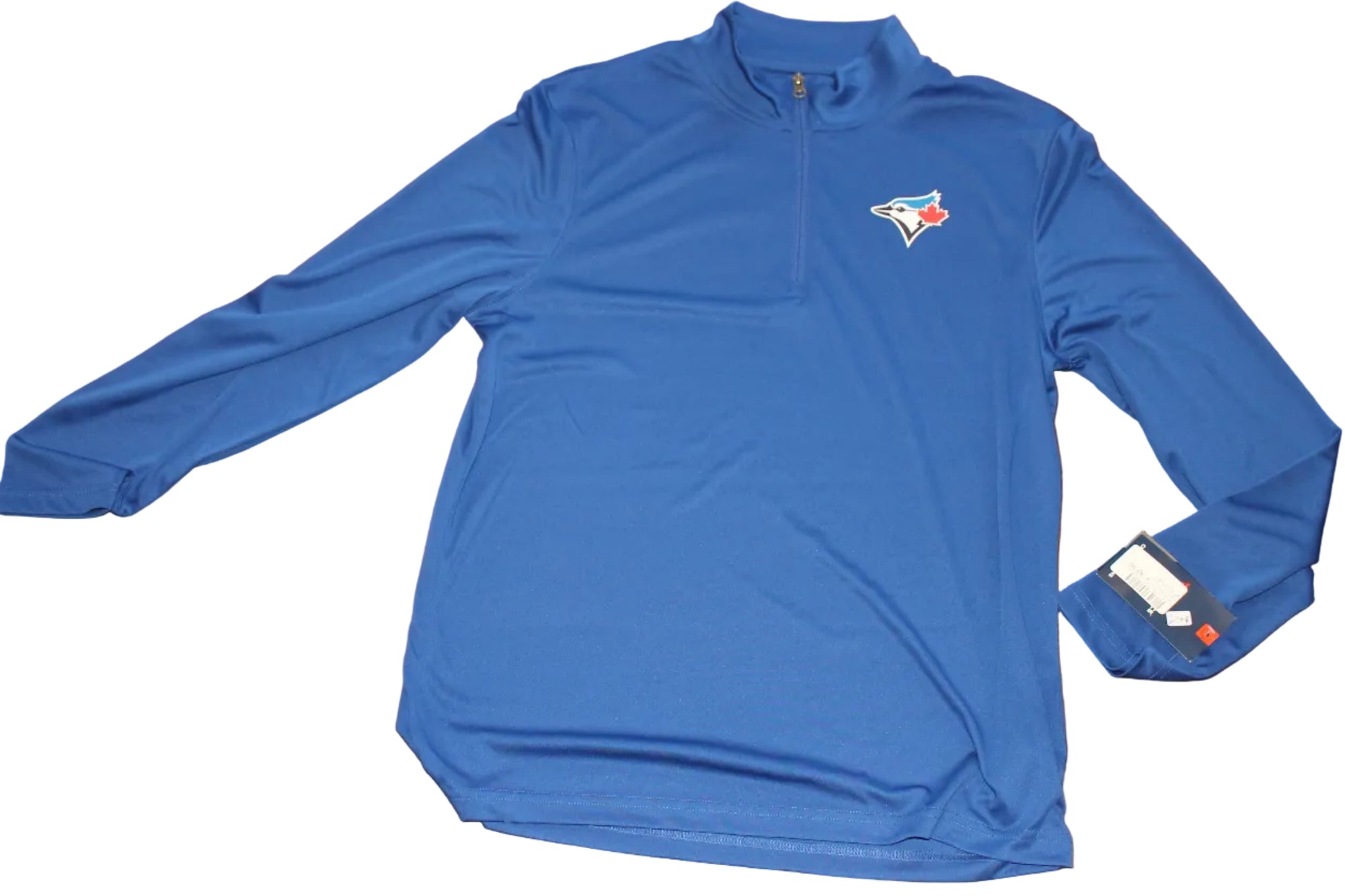 MLB Toronto Blue Jays Men's Fanatics Long Sleeve 1/4 Zip - Large
