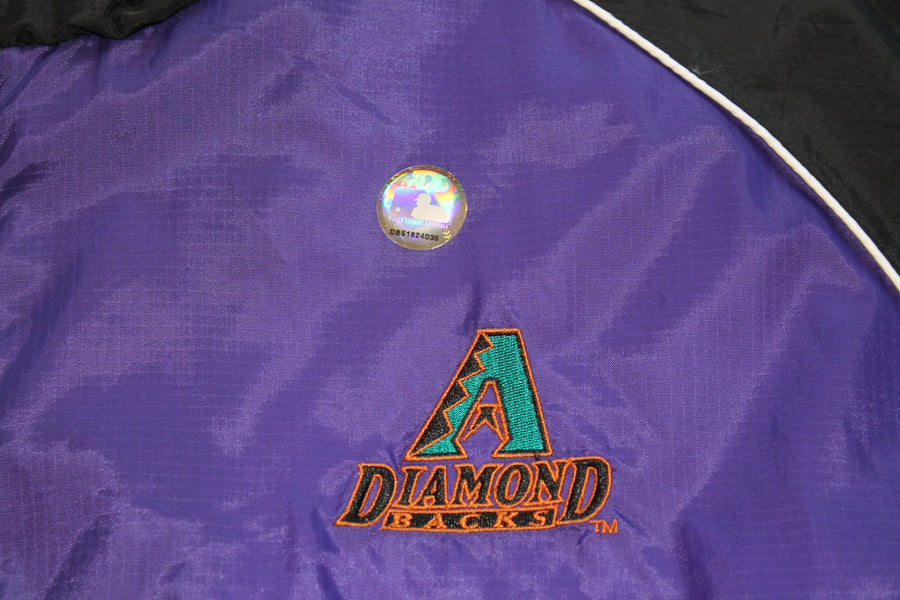 MLB Arizona Diamondbacks Logo Athletic Men's Full-Zip Jacket - XLarge