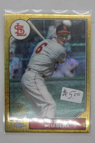 MLB St. Louis Cardinals Stan Musial 2022 Topps Series 2 - 1987 Topps Chrome Silver Pack Series 2 Mojo #T87C2-92