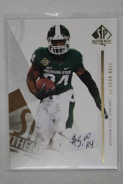 Le'Veon Bell 2013 SP Authentic Rookie Year Card - Pittsburgh Steelers