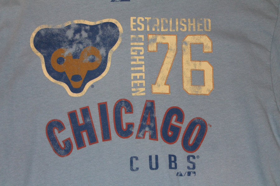 MLB Chicago Cubs Majestic Men's Long Sleeve Tee - Small