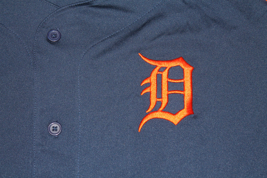 MLB Detroit Tigers Men's Majestic Button Jersey