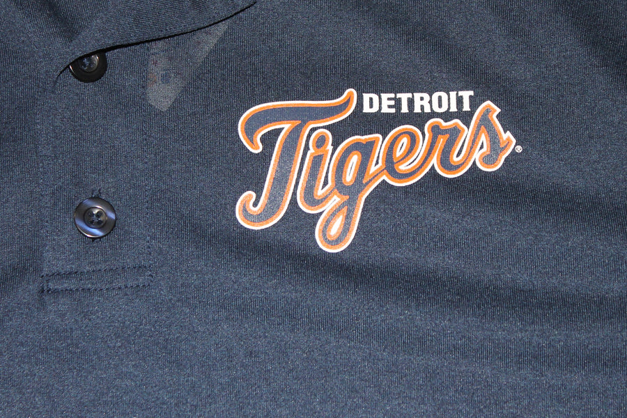 MLB Detroit Tigers Men's Fanatics Base Thief Polo Shirt - Golf Shirt - Medium