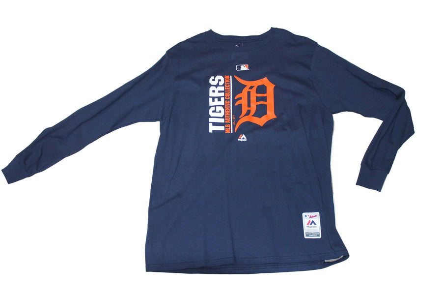 MLB - Men's Majestic Detroit Tigers Long Sleeve T-Shirt
