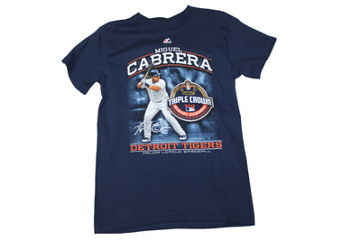 MLB - Men's Majestic Detroit Tigers Cabrera Triple Crown T-Shirt - Small