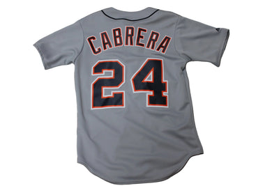 MLB - Men's Majestic Detroit Tigers Cabrera Away Jersey #24 - Small