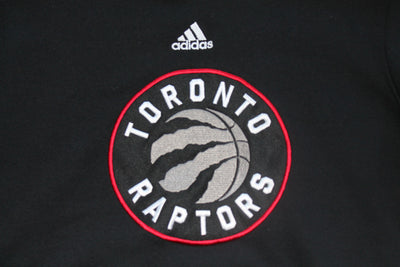 NBA Toronto Raptors Adidas Youth Fleece Hoodie - Stitched - Black