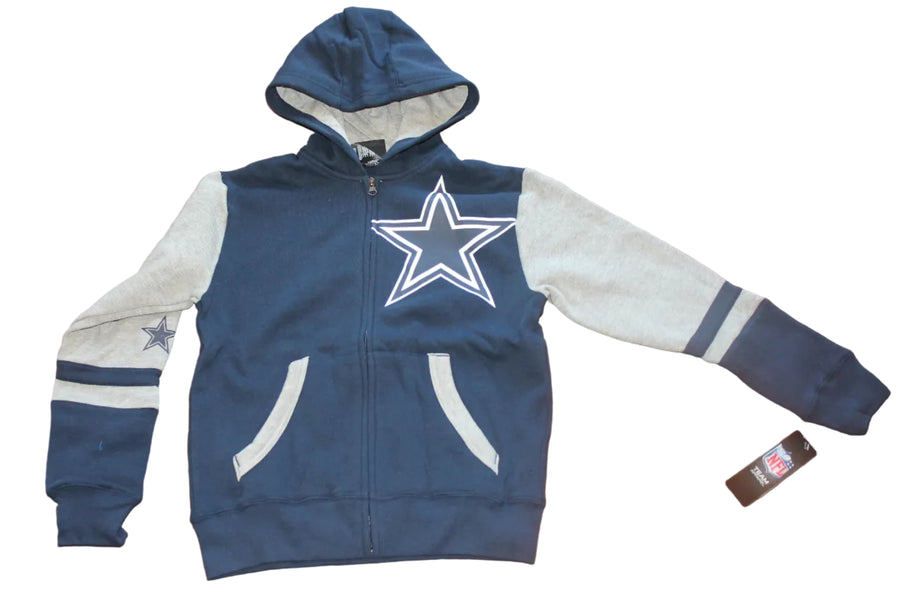 NFL Dallas Cowboys Youth Team Apparel Zip Up Hoodie