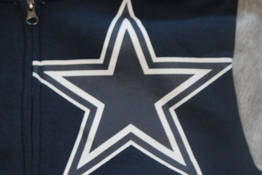 NFL Dallas Cowboys Youth Team Apparel Zip Up Hoodie