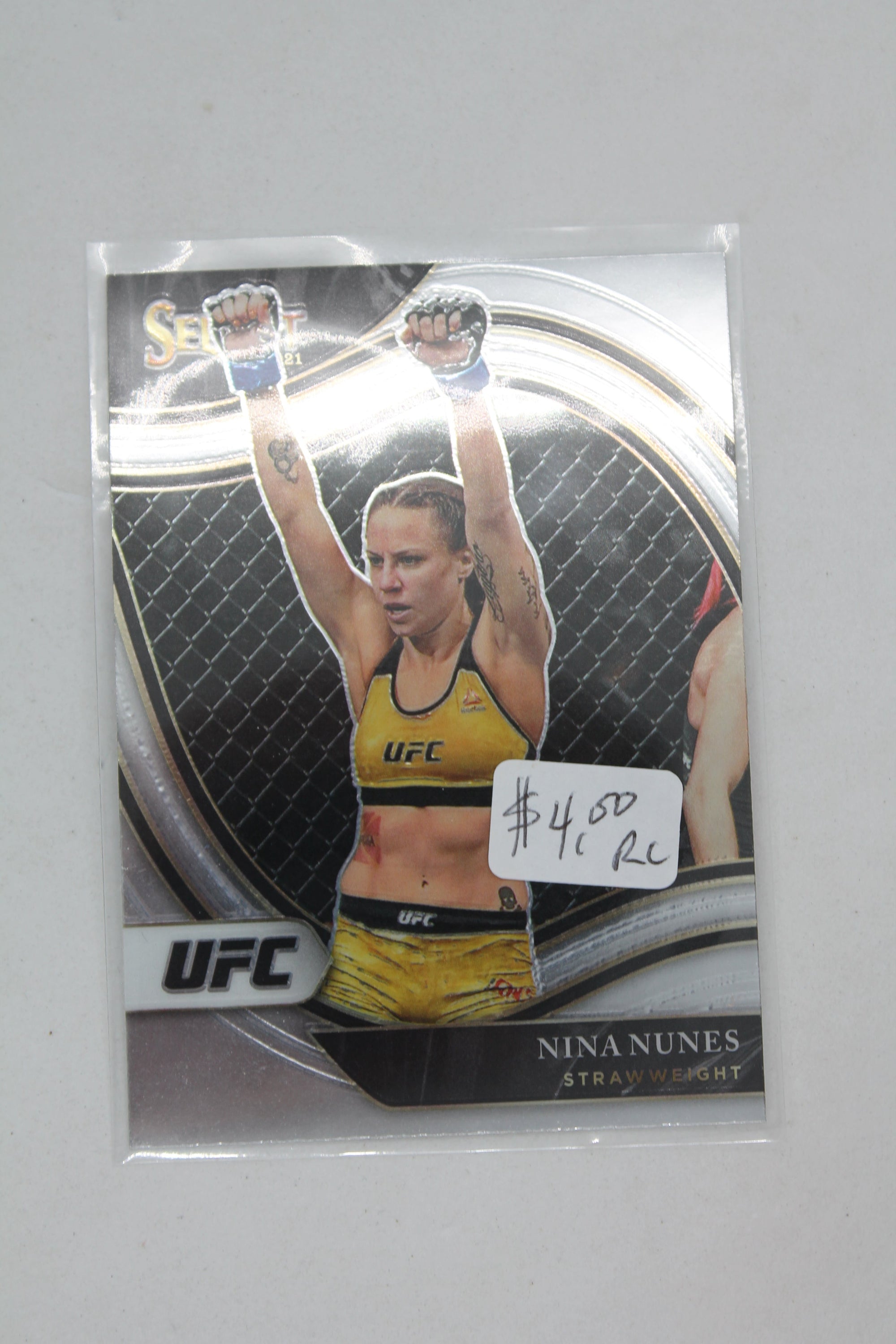 Nina Nunes 2021 Panini Select UFC - [Base] - #202 - Rookie Card