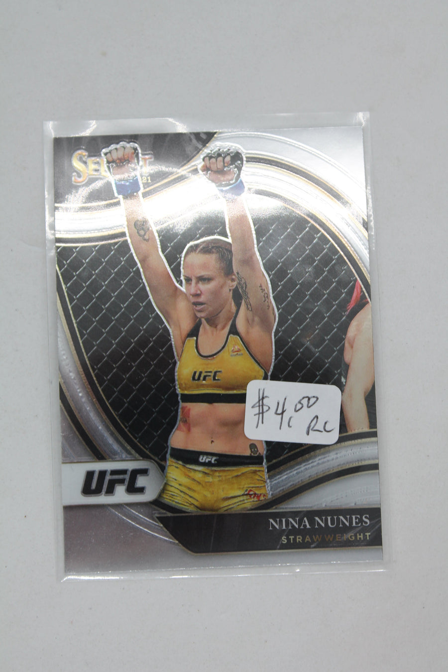 Nina Nunes 2021 Panini Select UFC - [Base] - #202 - Rookie Card
