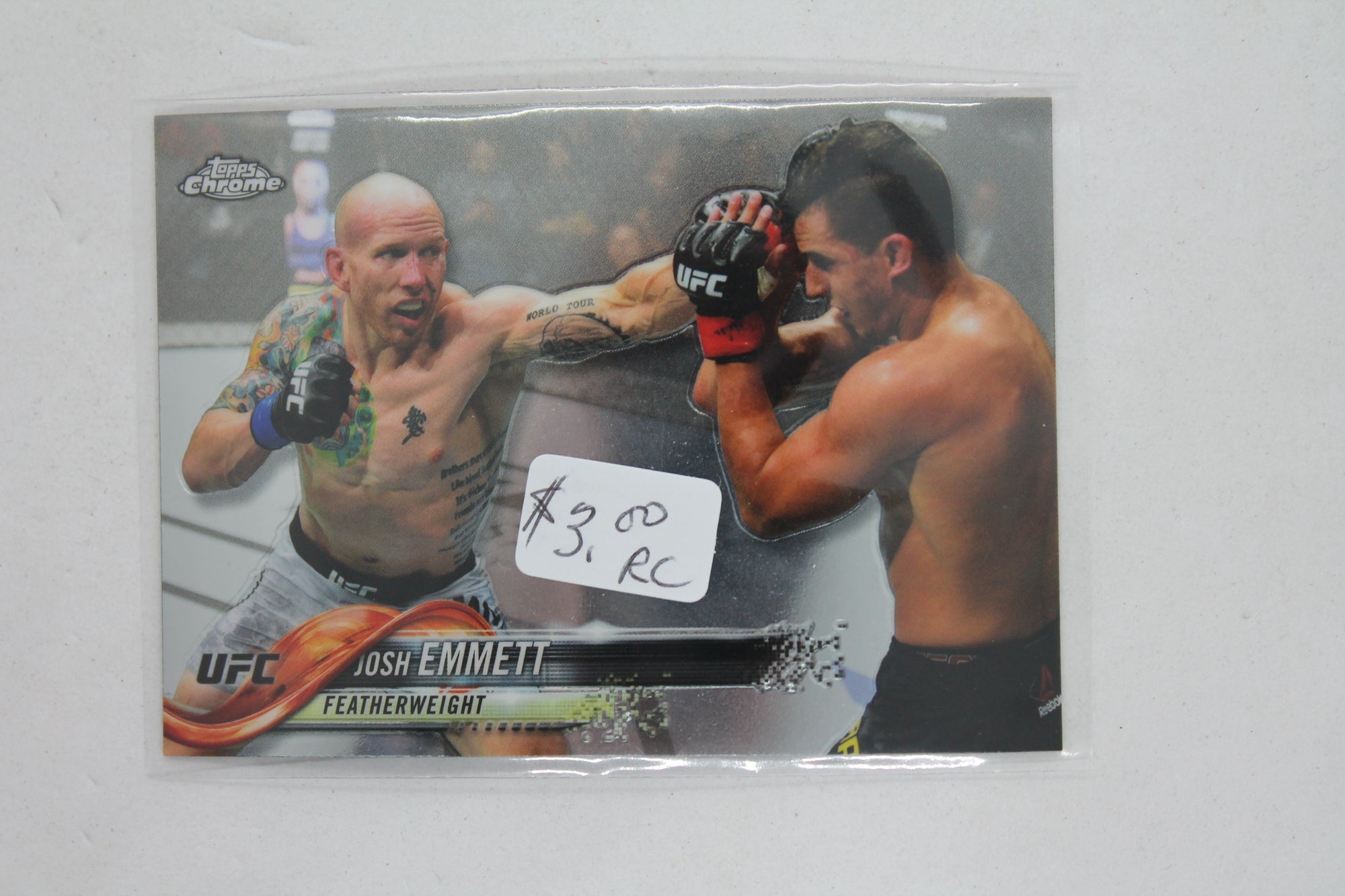 Josh Emmett 2018 Topps Chrome UFC - [Base] #95 - Rookie Card