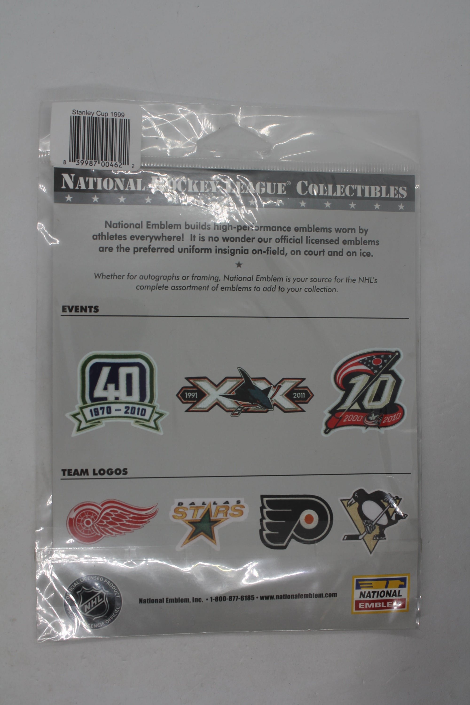 NHL 1999 NHL Stanley Cup Final Authentic Collectible Emblem