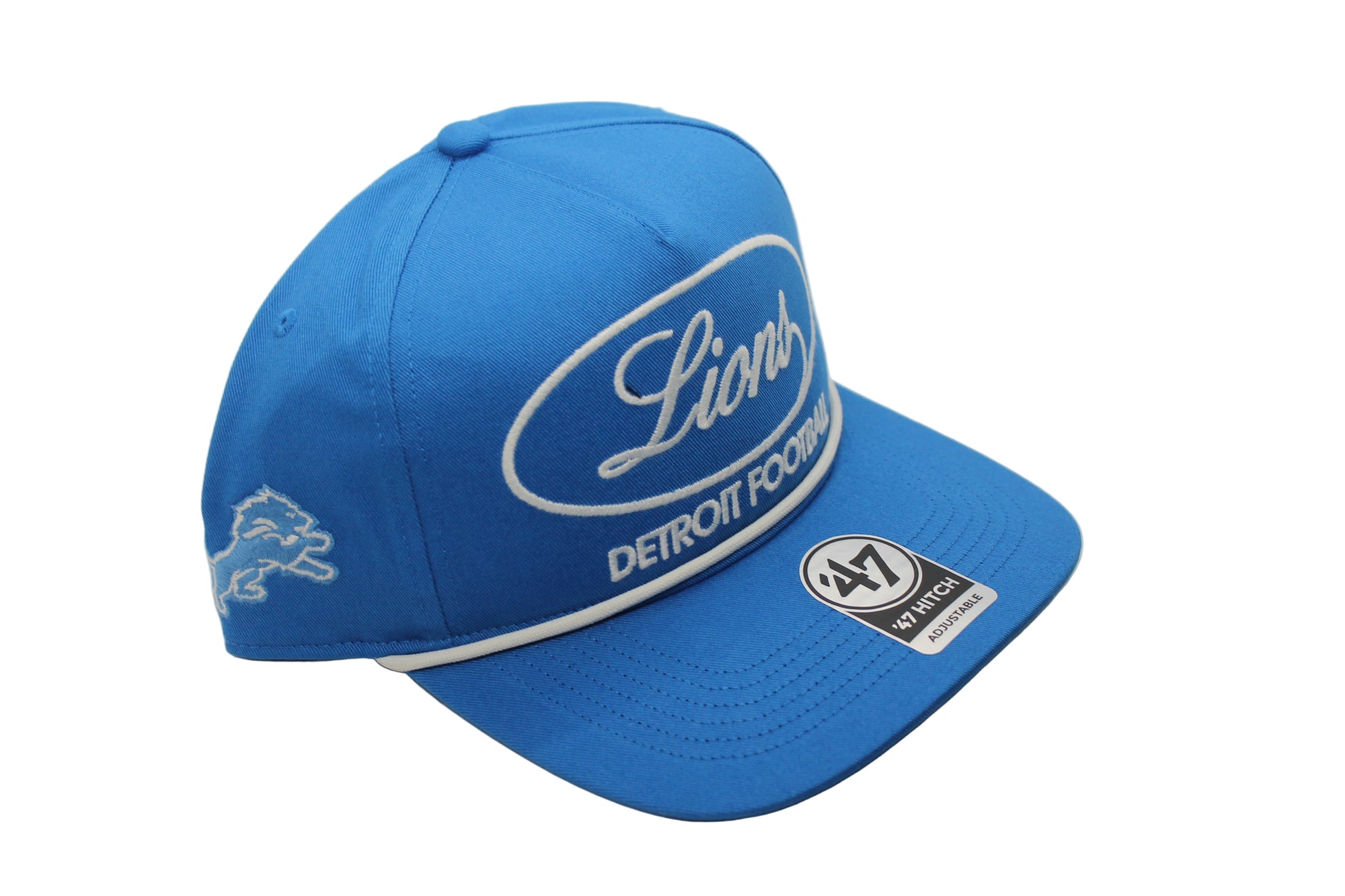 NFL Detroit Lions '47 Brand "Foundation" Hitch Snapback Hat (Blue)