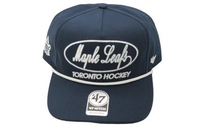 NHL Toronto Maple Leafs '47 Brand "Foundation" Hitch Snapback Hat (black)