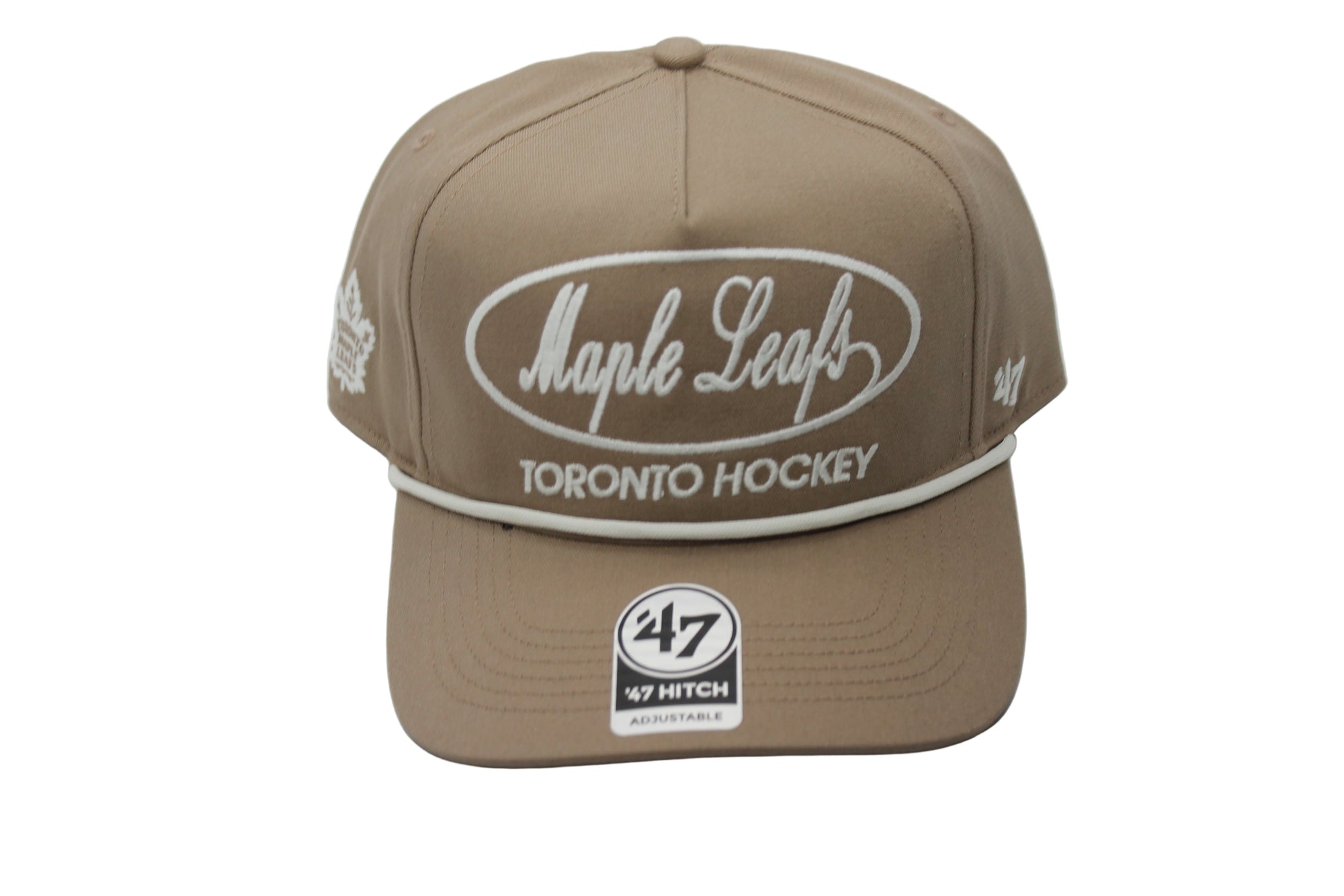 NHL Toronto Maple Leafs '47 Brand "Foundation" Hitch Snapback Hat (sandstone)