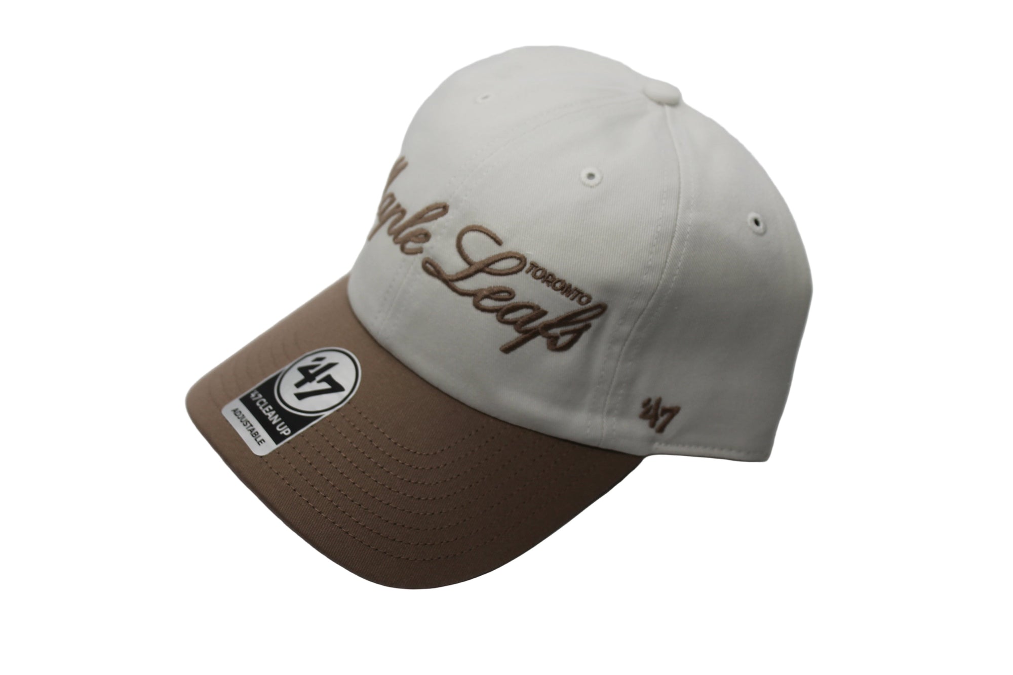 NHL Toronto Maple Leafs '47 Brand "Foundation" Clean Up Adjustable Hat (sandstone/cream)