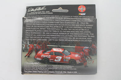 NASCAR Dale Earnhardt Sr. #3 Bicycle Playing Cards - 2 decks in Collector Tin