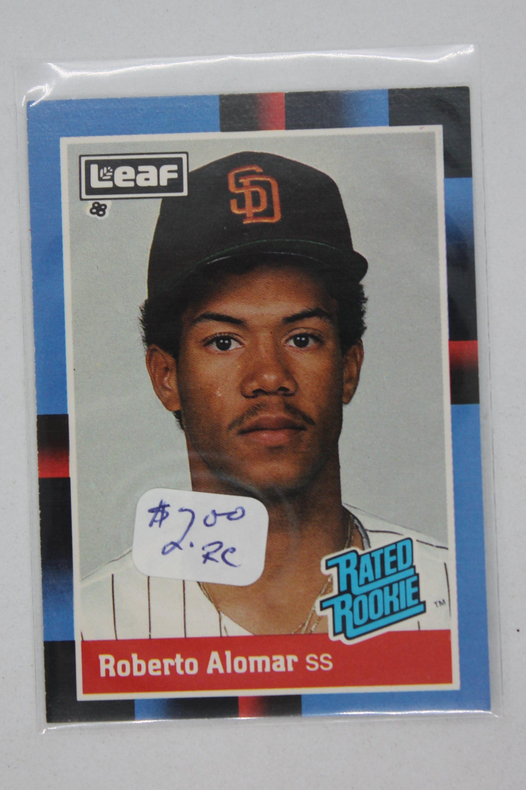 Roberto Alomar 1988 Leaf Canadian - [Base] #34 Rated Rookies - Rookie Year