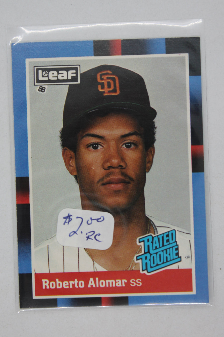 Roberto Alomar 1988 Leaf Canadian - [Base] #34 Rated Rookies - Rookie Year