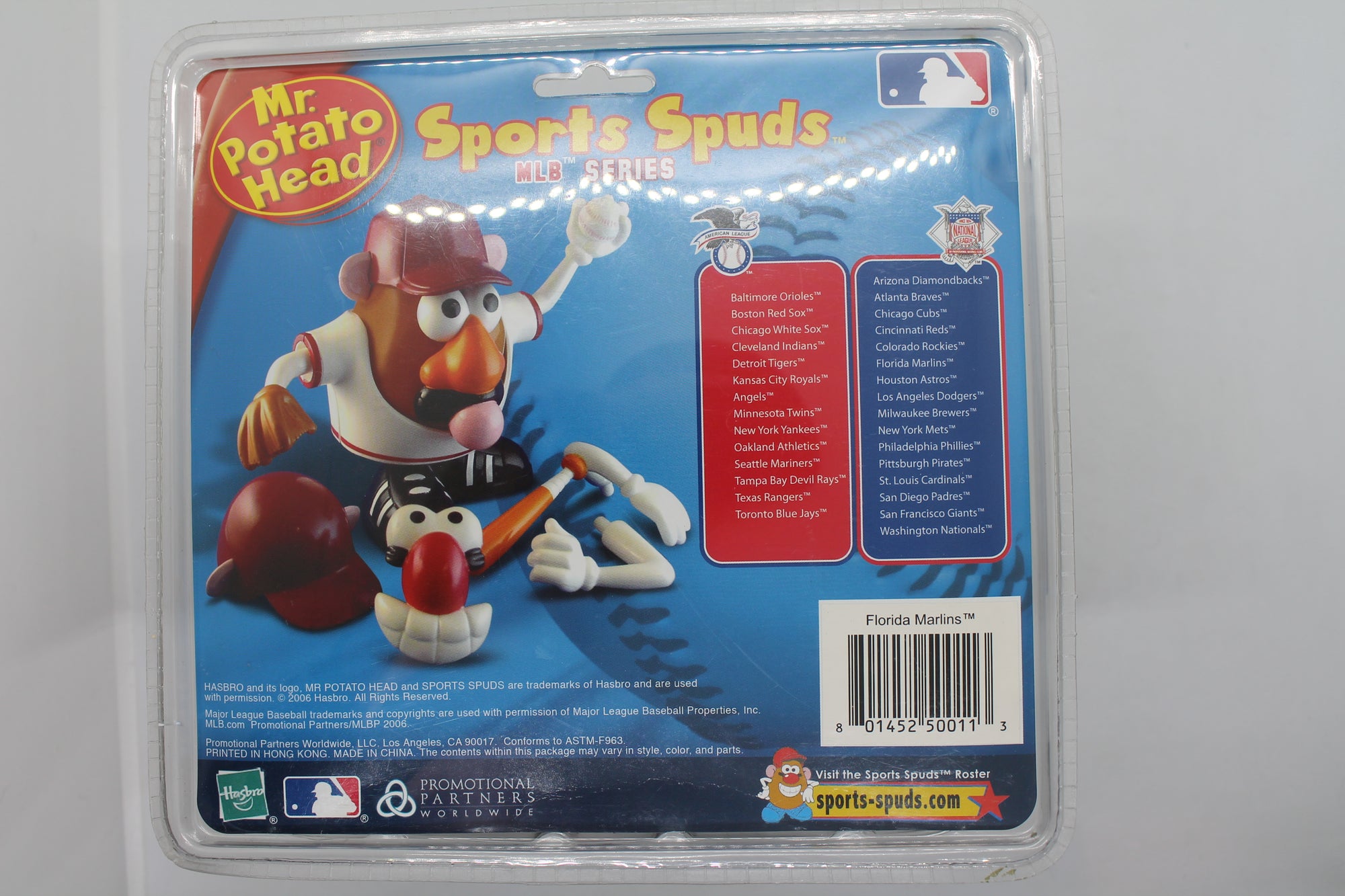 Hasbro Mr. Potato Head FLORIDA MARLINS MLB Sports Spuds - NIB