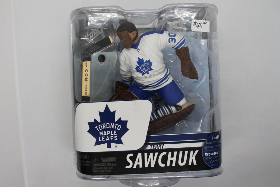Terry Sawchuk MCFARLANE - NHL SERIES 29 - TORONTO MAPLE LEAFS - White JERSEY