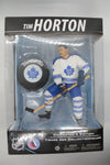 Tim Horton Collector's MCFARLANE - TORONTO MAPLE LEAFS - White JERSEY - with Puck
