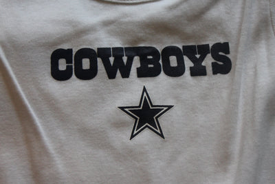 NFL Dallas Cowboys Old Time Football Infant 3pc Bodysuit Set