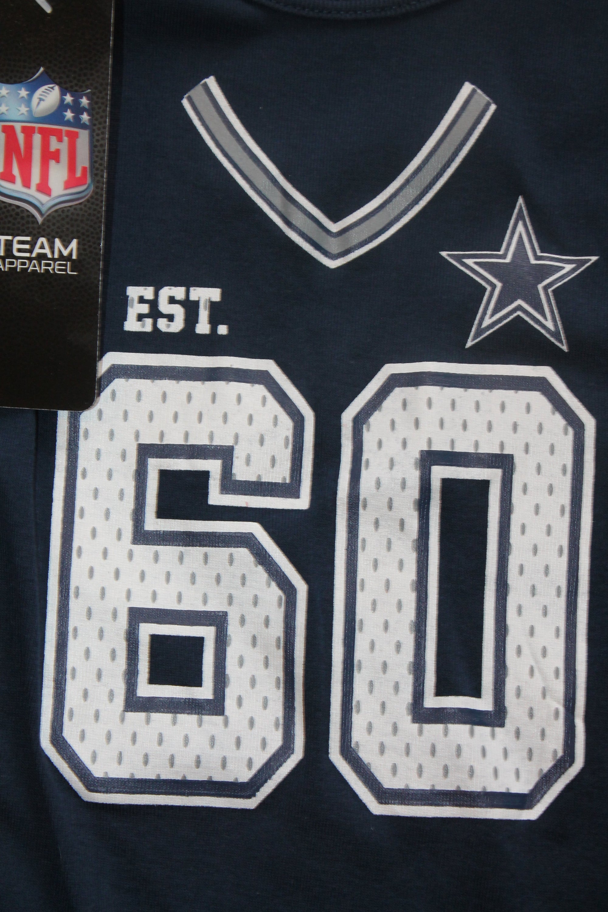 NFL Dallas Cowboys Old Time Football Infant 3pc Bodysuit Set