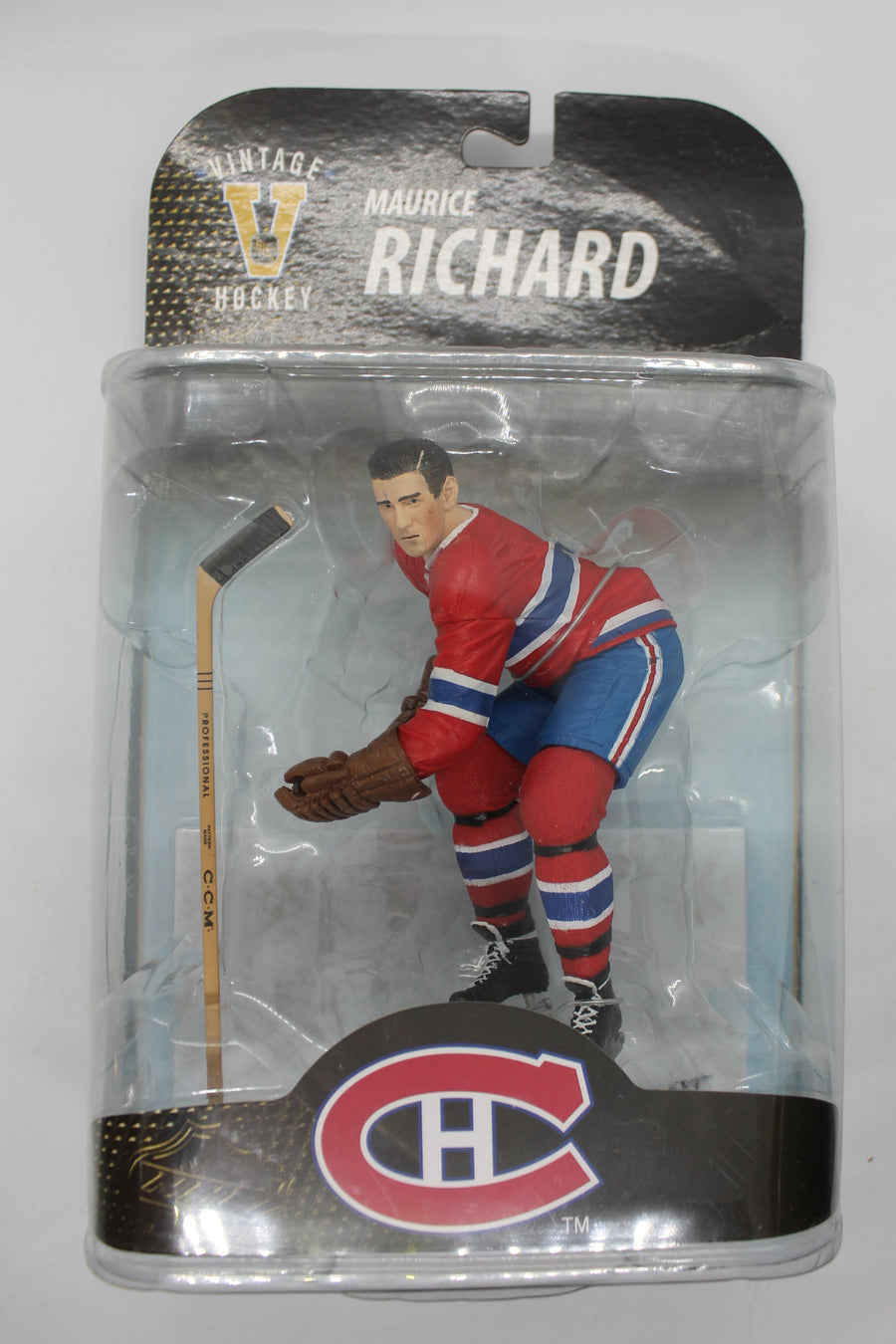Maurice Richard Mcfarlane NHL Legends 7  Montreal Canadiens - Cardboard damage
