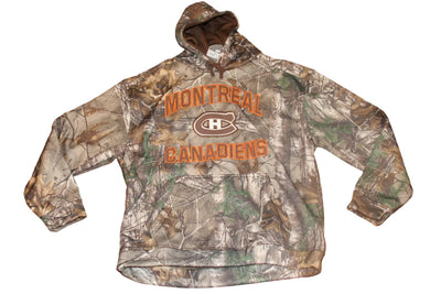 NHL Montreal Canadiens Men's Parot Realtree Fleece OTH Camo Hoodie - XXLarge