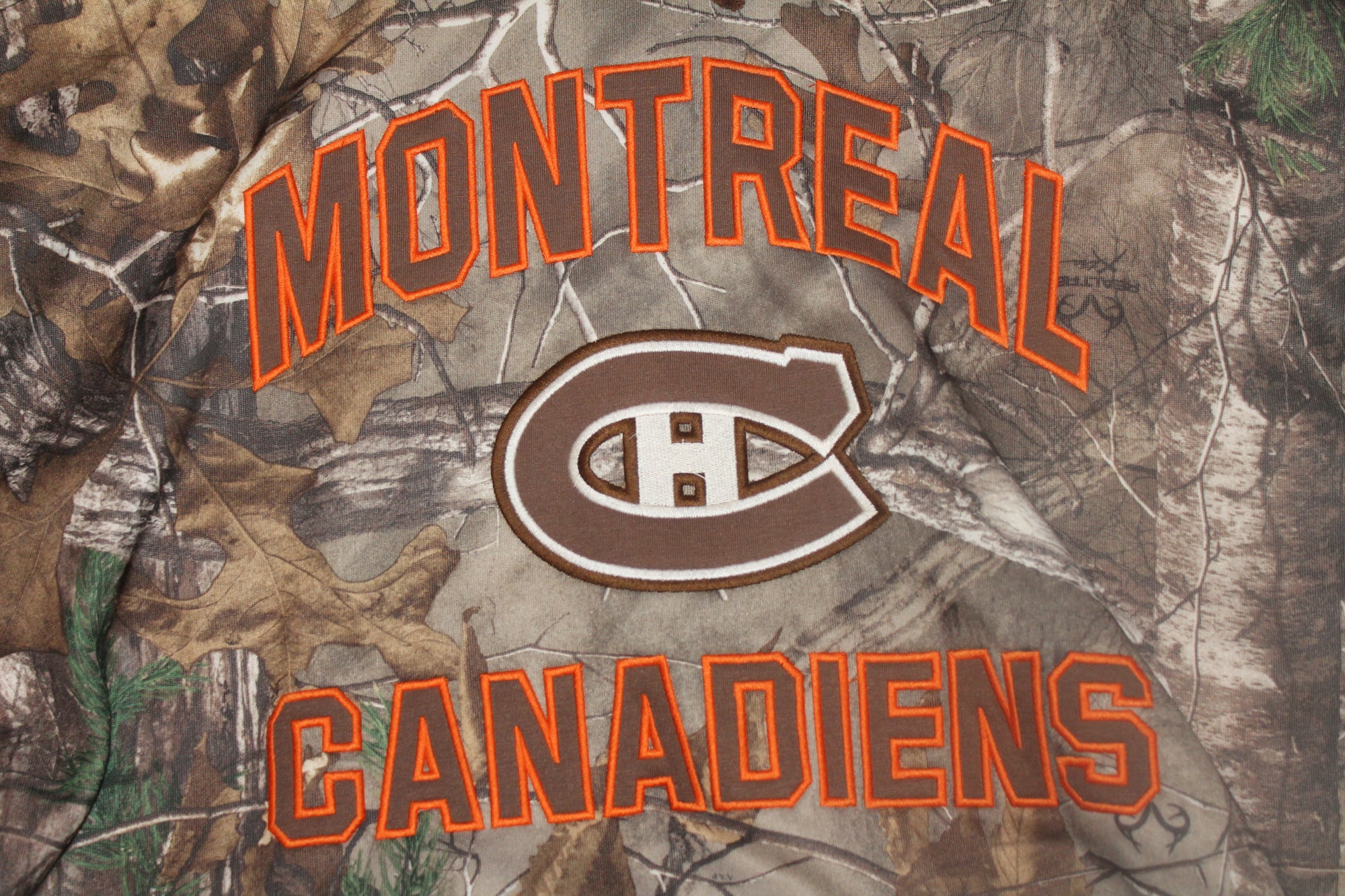 NHL Montreal Canadiens Men's Parot Realtree Fleece OTH Camo Hoodie - XXLarge