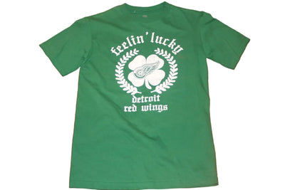 NHL Detroit Red Wings "Feeling Lucky" Men's Tee - Medium