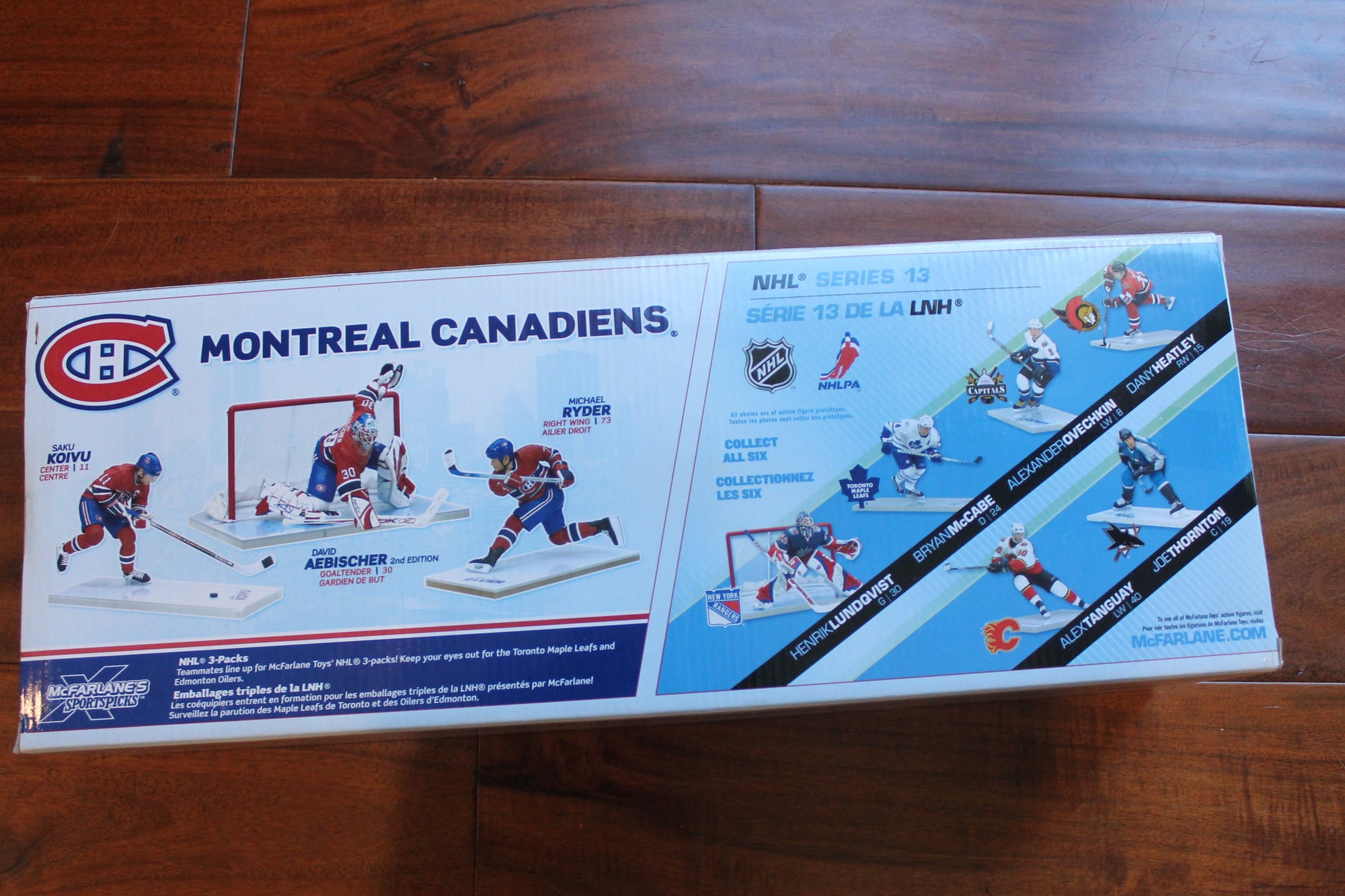 Montreal Canadiens Red Jersey 3 Pack McFarlane 2006 - Koivu, Aebischer & Ryder