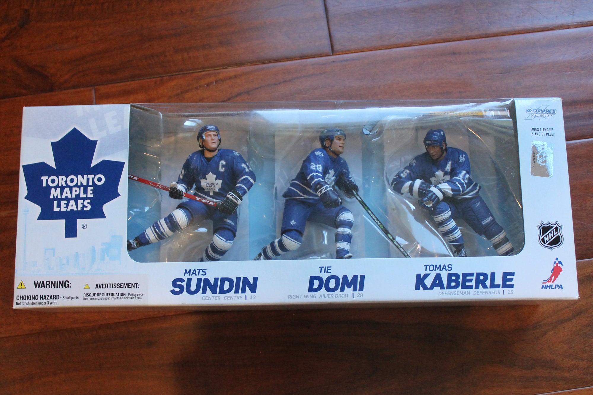 Toronto Maple Leafs Blue Jersey 3 Pack McFarlane 2006