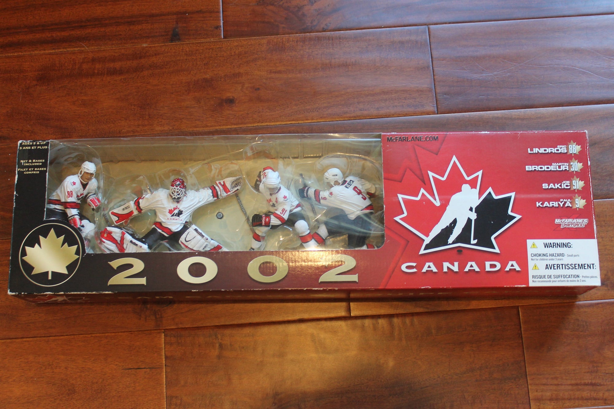 McFarlane's Sport Picks 2002 Team Canada Exclusive 4 Pack Team Set #1