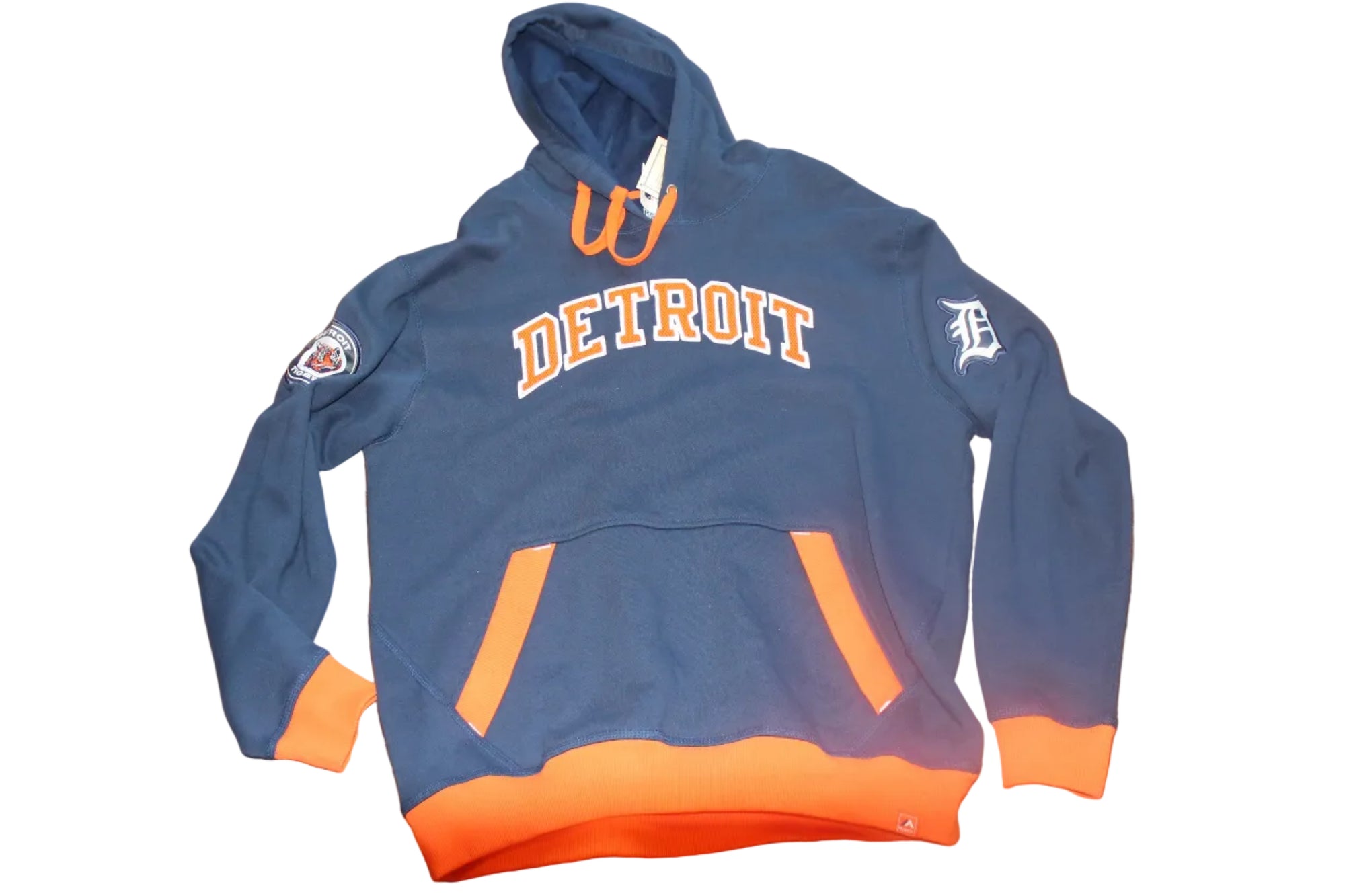 MLB Detroit Tigers Men's Majestic Cooperstown Collection Hoodie - XLarge