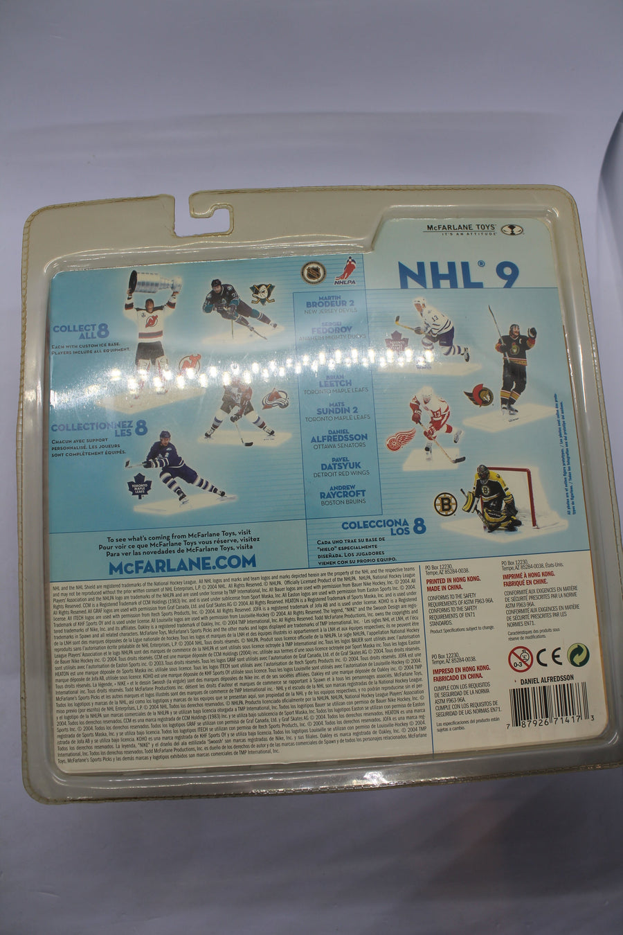 NHL Daniel Alfredsson McFarlane NHL 9 Figure - Ottawa Senators