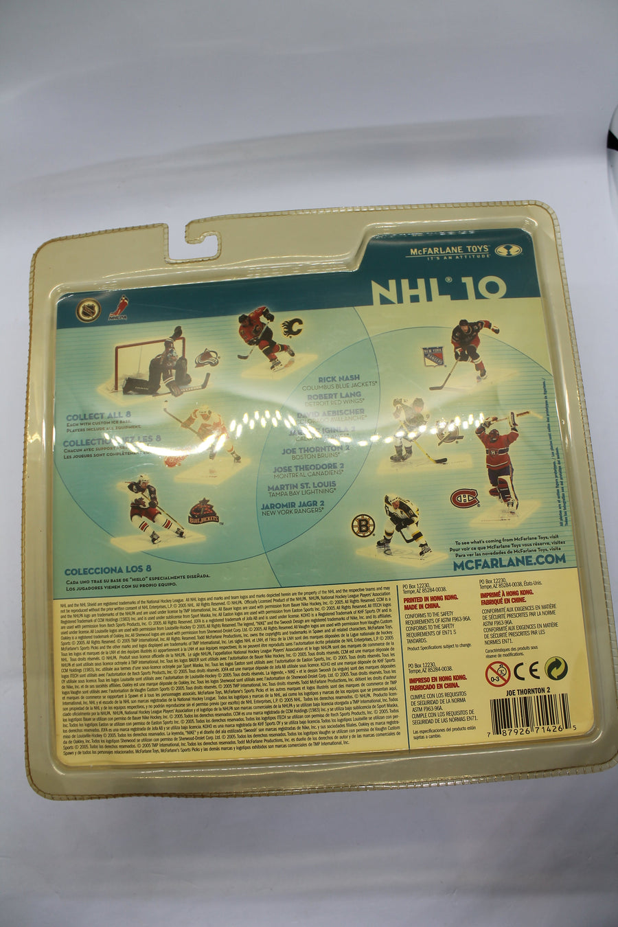 Joe Thornton 2 Mcfarlane - NHL SportsPicks Series 10 - Boston Bruins
