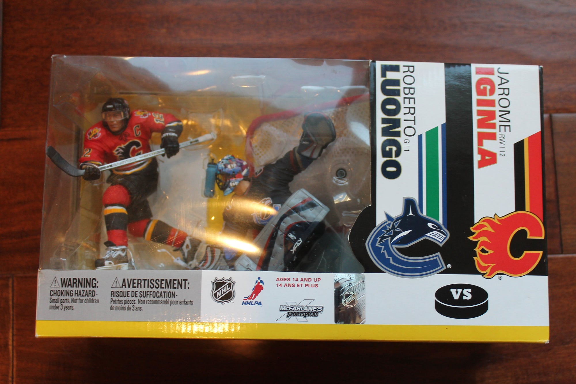 Jarome Iginla & Roberto Luongo Mcfarlane - NHL SportsPicks - 2 Pack - 2007