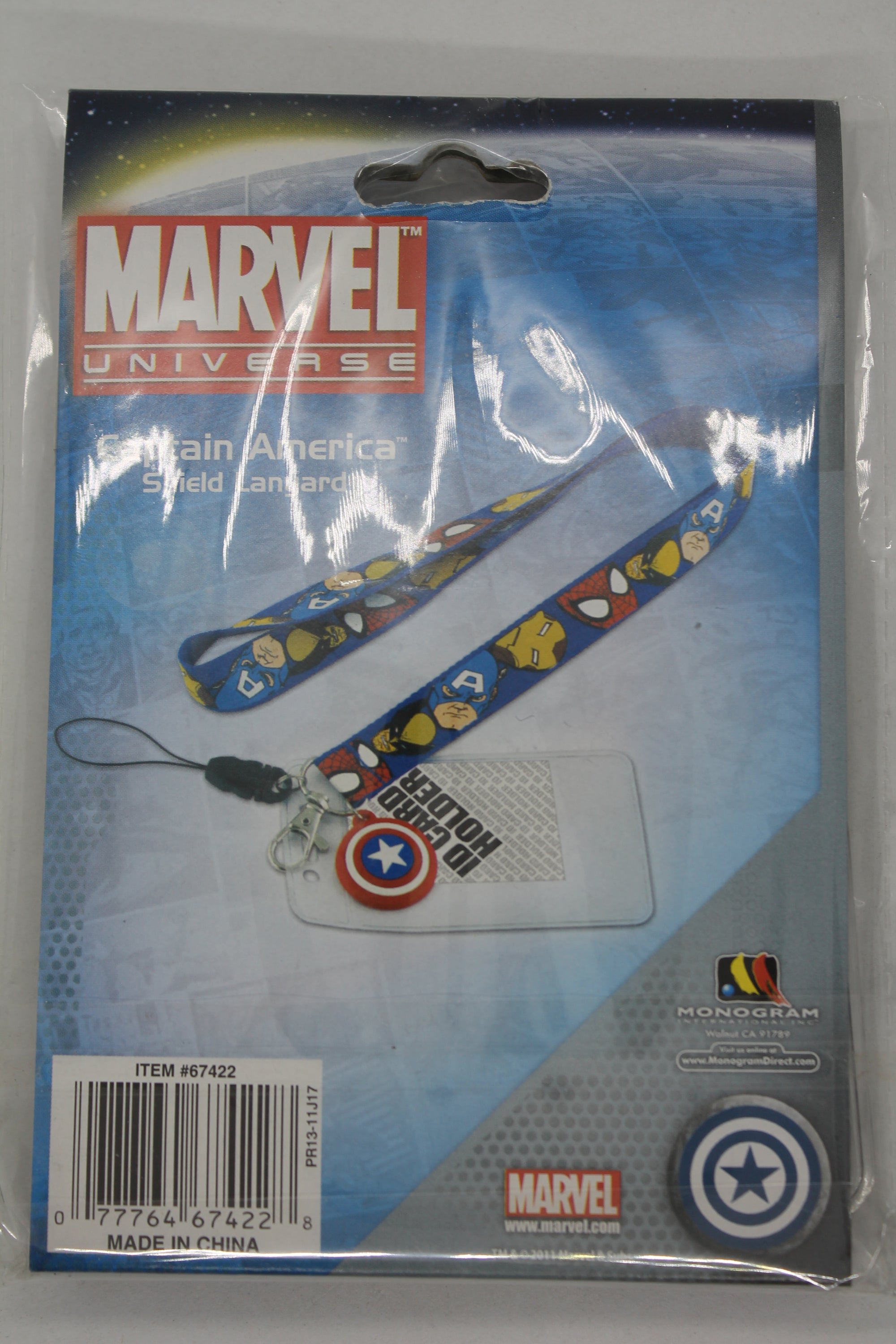 Marvel - Captain America Shield Lanyard - Marvel Universe